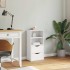 Mueble auxiliar con cajones ODDA blanco 40x24x79 cm madera