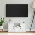 Mueble para TV con cajón ODDA blanco 79x24x40 cm madera