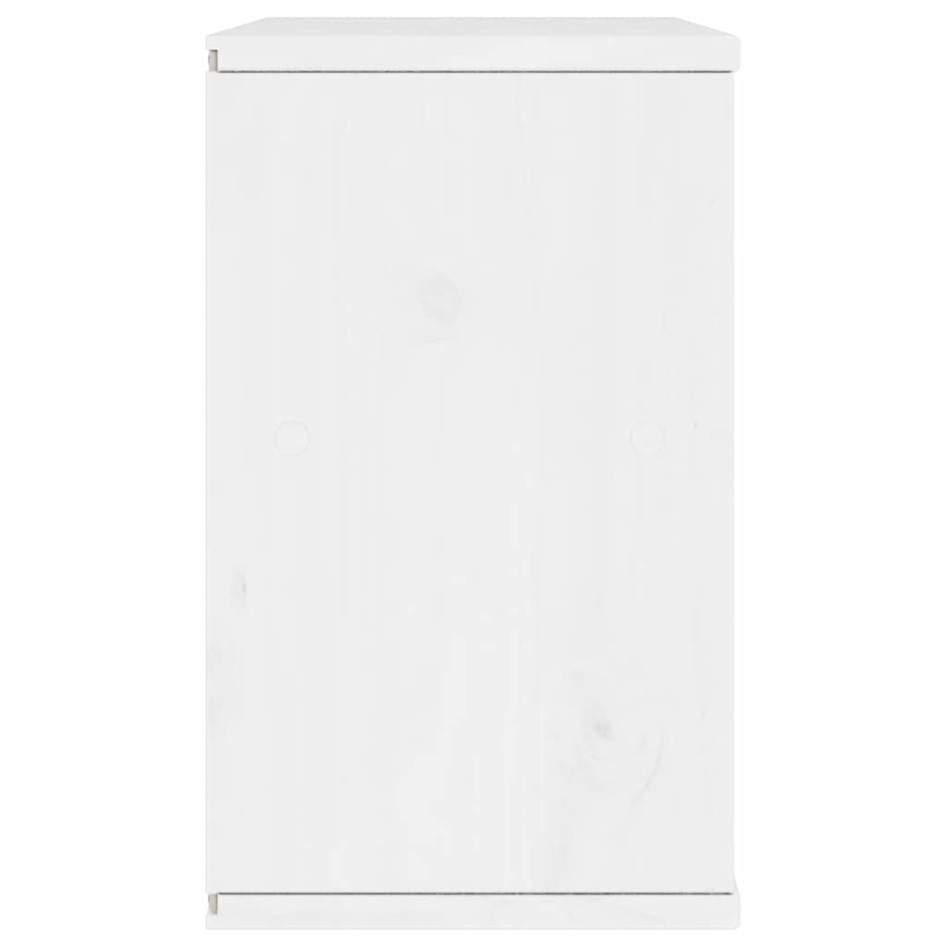 Mueble para TV con cajón ODDA blanco 79x24x40 cm madera