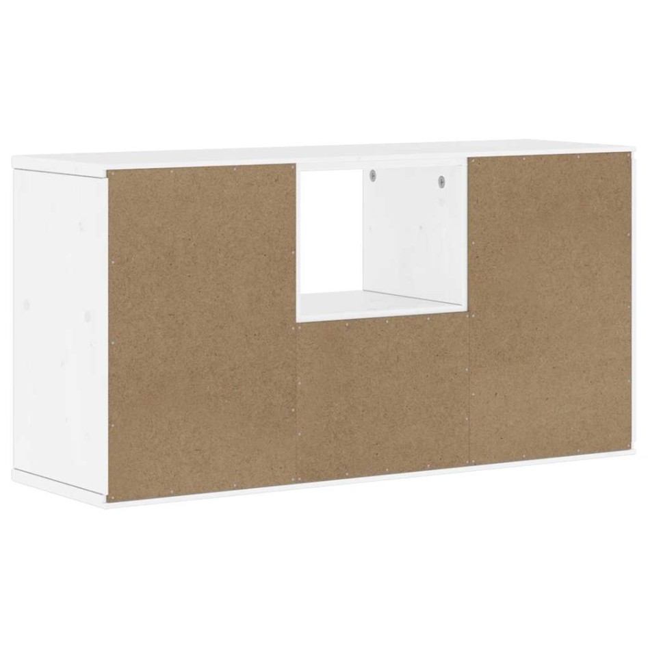 Mueble para TV con cajón ODDA blanco 79x24x40 cm madera