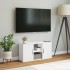 Mueble de TV ODDA madera maciza de pino blanco 79x24x40
