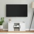 Mueble de TV ODDA madera maciza de pino blanco 79x24x40