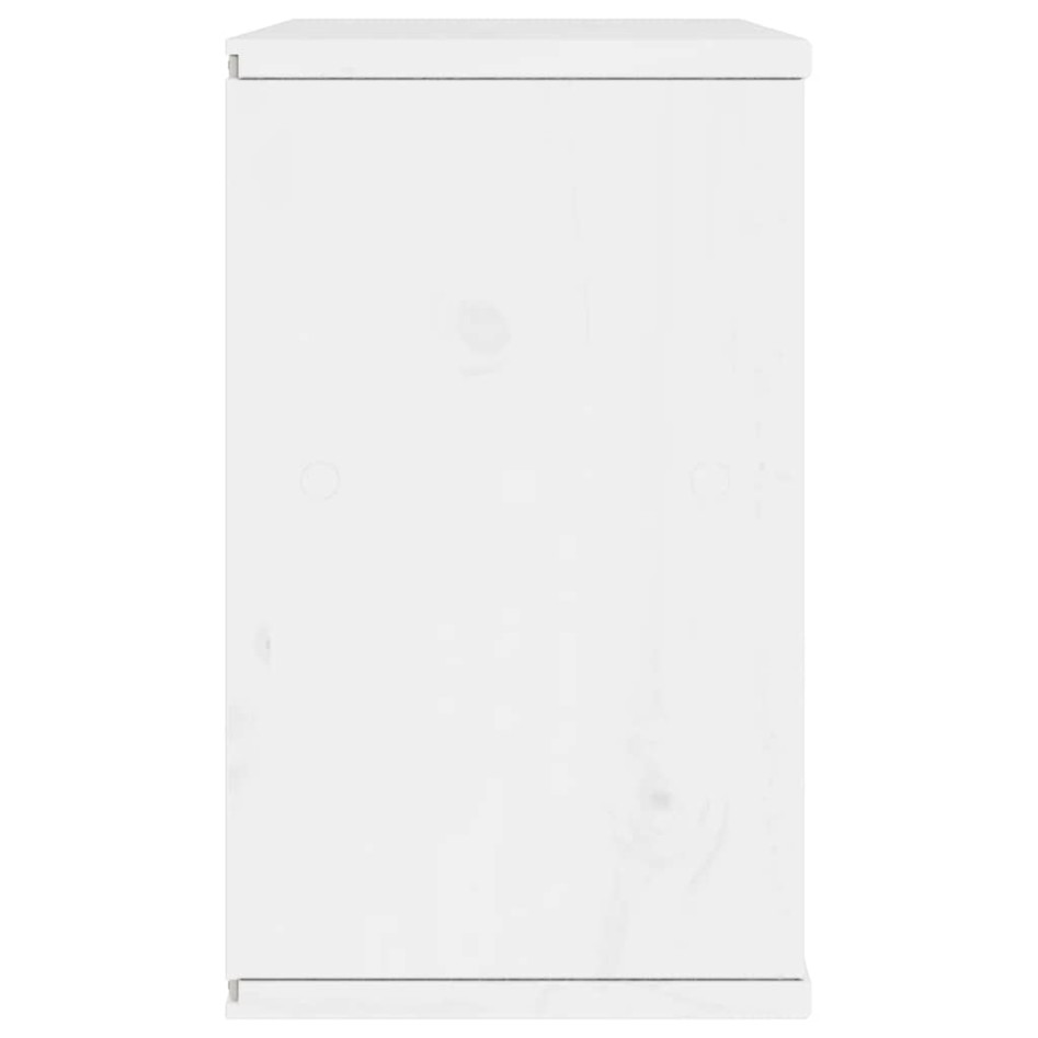 Mueble de TV ODDA madera maciza de pino blanco 79x24x40