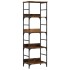 Estantería de madera ingeniería madera envejecida 50x33x153