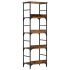 Estantería de madera ingeniería madera envejecida 50x33x153