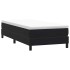 Cama box spring sin colchón negro terciopelo 90x220