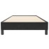 Cama box spring sin colchón negro terciopelo 90x220