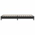 Cama box spring sin colchón negro terciopelo 90x220