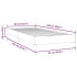 Cama box spring sin colchón negro terciopelo 90x220