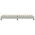 Cama box spring sin colchón gris claro terciopelo 90x220