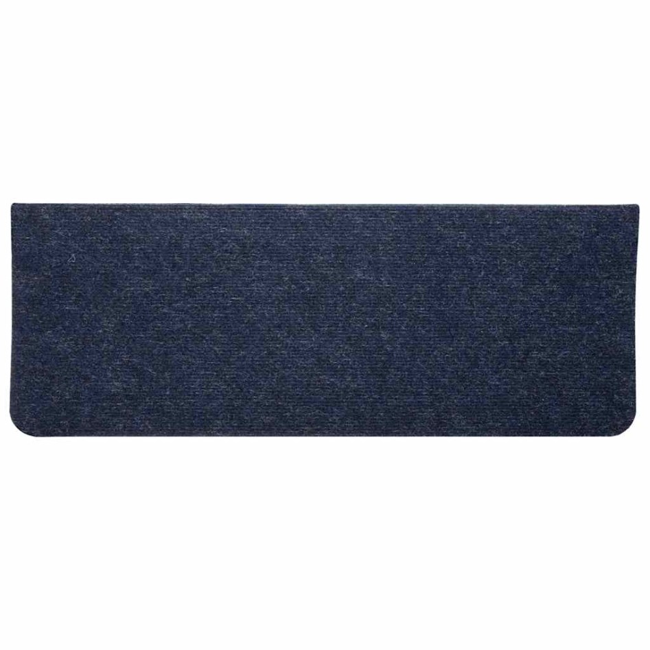 Alfombrilla autoadhesiva escalera 30 uds azul 65x24,5x3,5