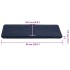 Alfombrilla autoadhesiva escalera 30 uds azul 65x24,5x3,5