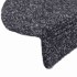 Alfombrilla autoadhesiva escalera 30 uds gris oscuro 65x21x4