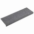 Alfombrilla autoadhesiva escalera 30 uds gris claro 65x21x4