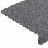 Alfombrilla autoadhesiva escalera 30 uds gris claro 65x21x4