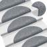 Alfombrilla autoadhesiva escalera 30 uds gris claro 56x17x3