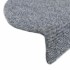 Alfombrilla autoadhesiva escalera 30 uds gris claro 56x17x3