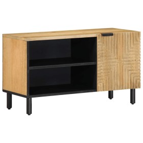 Mueble de TV madera maciza mango marrón 80x31,5x46