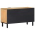 Mueble de TV madera maciza mango marrón 80x31,5x46