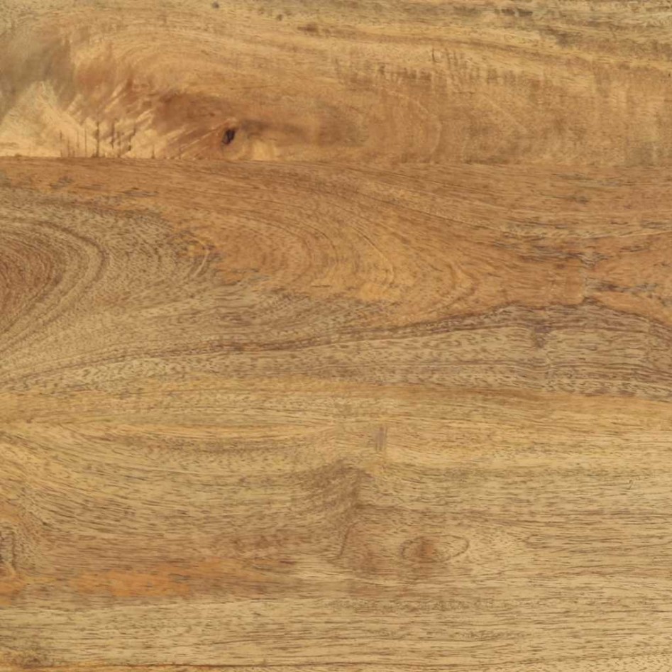 Mueble de TV madera maciza mango marrón 80x31,5x46