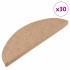 Alfombrilla autoadhesiva escalera 30 uds beige 56x17x3