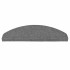 Alfombrilla autoadhesiva escalera 30 uds gris 65x22,5x3,5
