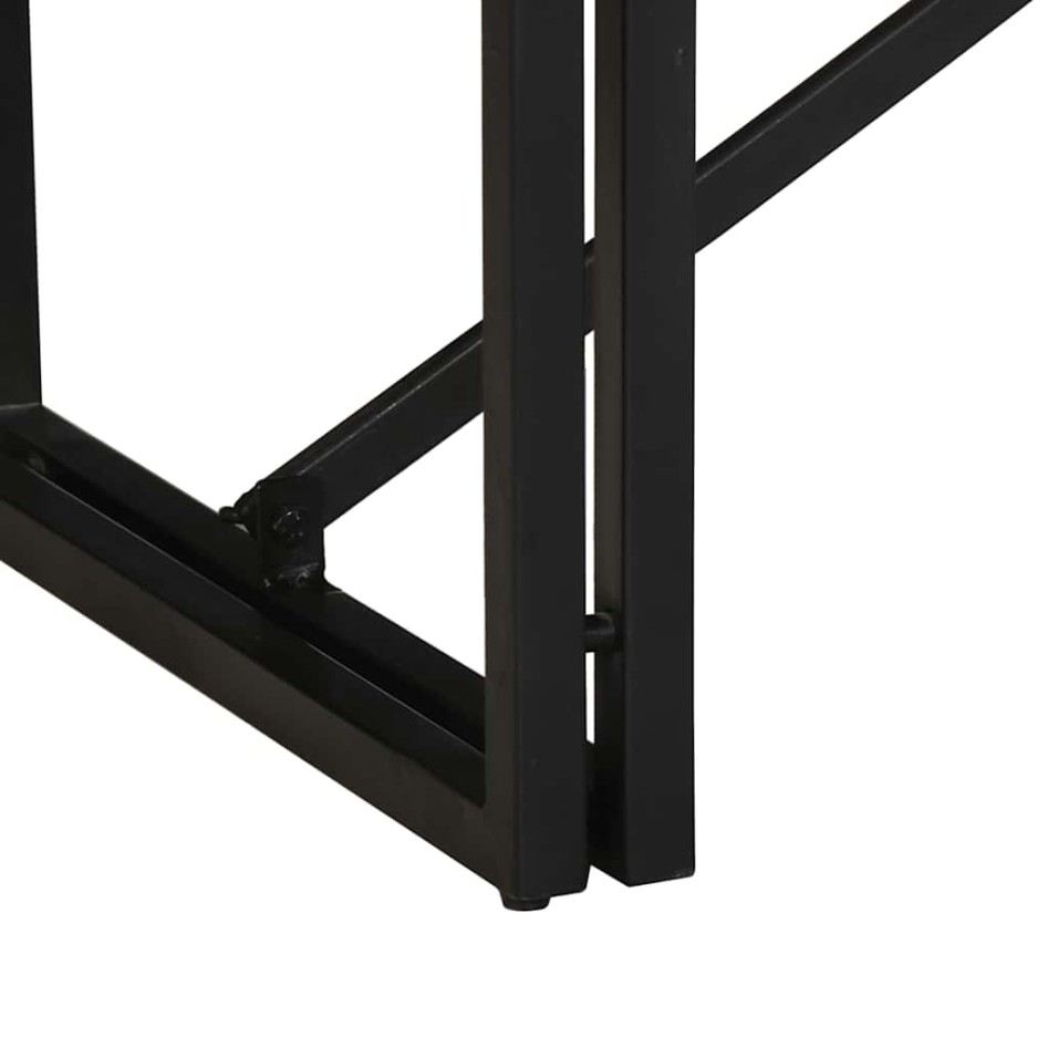 Mesa de centro 80x40x35 cm madera maciza de mango