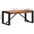 Mesa de centro 80x40x35 cm madera maciza de mango