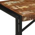 Mesa de centro multicolor 100x50x35 cm madera maciza