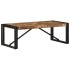 Mesa de centro multicolor 100x50x35 cm madera maciza