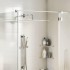 Cabezal de ducha cuadrado efecto lluvia acero inox 304 50x50