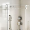 Cabezal de ducha cuadrado efecto lluvia acero inox 304 50x50 cm