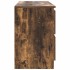 Mueble de TV madera de ingeniería roble ahumado 100x35x54
