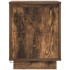 Mesillas de noche con luces LED 2 uds roble ahumado 38x34x50