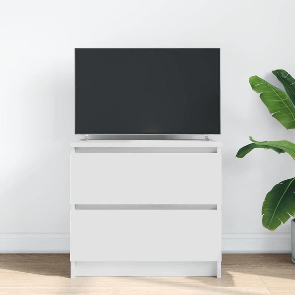 Mueble para TV madera contrachapada blanco 60x35x54