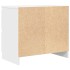 Mueble para TV madera contrachapada blanco 60x35x54