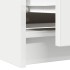 Mueble para TV madera contrachapada blanco 60x35x54