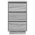 Mesilla de noche con luces LED sonoma gris 38x34x65