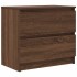Mueble para TV madera contrachapada marrón roble 60x35x54
