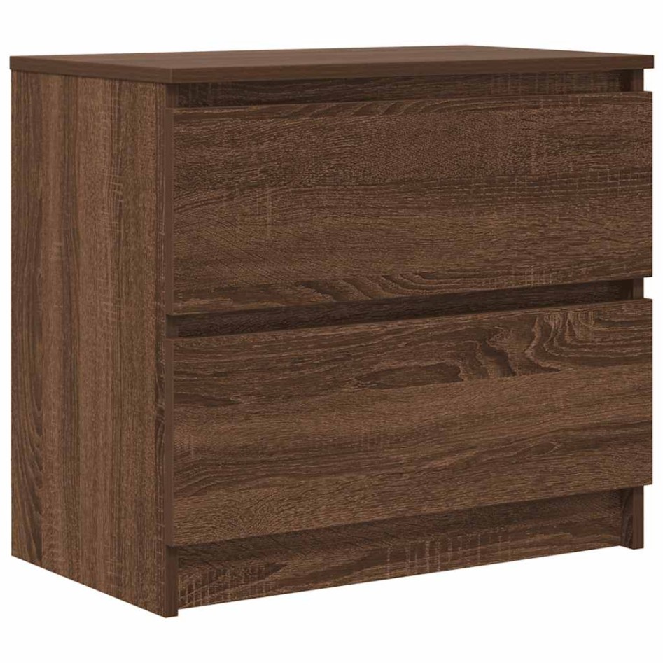 Mueble para TV madera contrachapada marrón roble 60x35x54