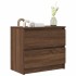 Mueble para TV madera contrachapada marrón roble 60x35x54