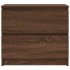 Mueble para TV madera contrachapada marrón roble 60x35x54