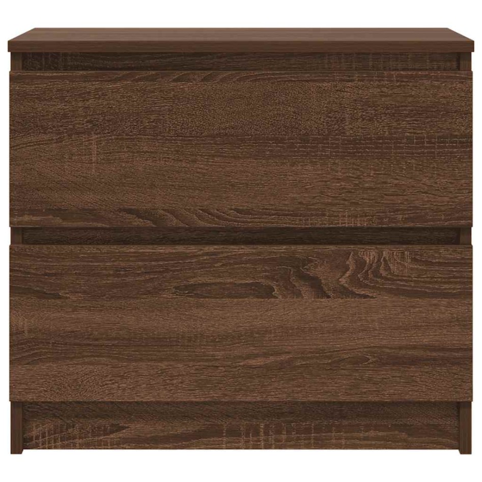 Mueble para TV madera contrachapada marrón roble 60x35x54