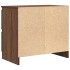 Mueble para TV madera contrachapada marrón roble 60x35x54