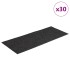 Alfombrillas escaleras autoadhesivas 30uds antracita 60x25