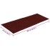 Alfombrillas escaleras autoadhesivas 30uds rojas 60x25