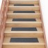 Alfombrillas escaleras autoadhesivas 30uds gris claro 76x20