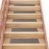 Alfombrillas escaleras autoadhesivas 30uds crema 76x20
