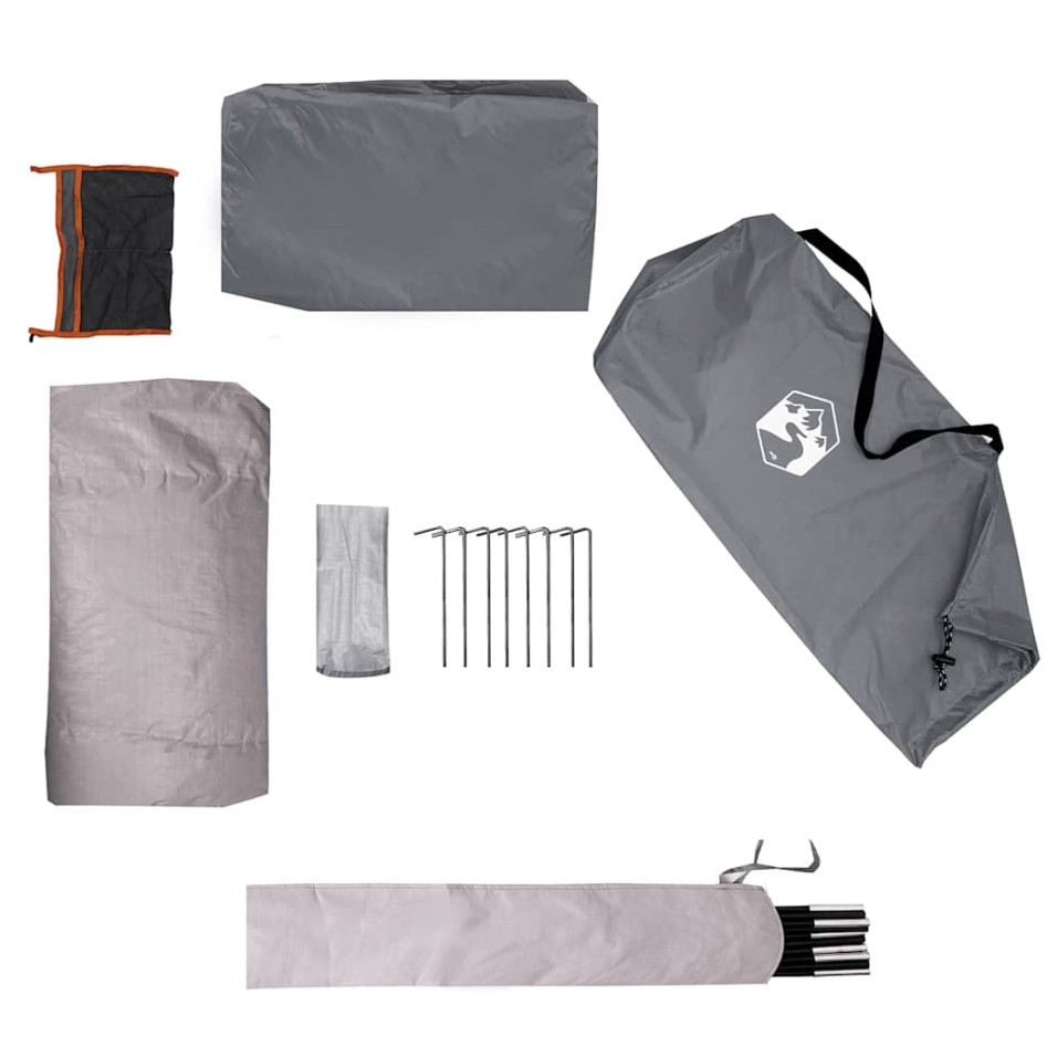 Tienda de campaña para 1 persona impermeable gris y