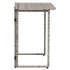 Mesa de jardín plegable gris 90x51x75 cm ratán